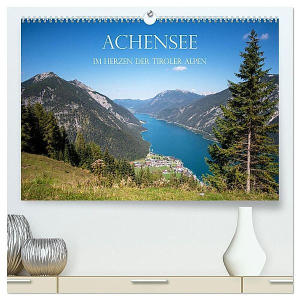 Achensee - im Herzen der Tiroler Alpen (hochwertiger Premium Wandkalender 2025 DIN A2 quer), Kunstdruck in Hochglanz, Calvendo, Stefanie und Philipp Kellmann