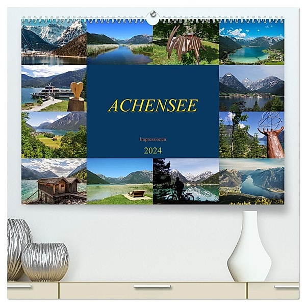 ACHENSEE Impressionen (hochwertiger Premium Wandkalender 2024 DIN A2 quer), Kunstdruck in Hochglanz, Susan Michel
