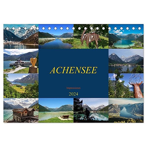 ACHENSEE Impressionen (Tischkalender 2024 DIN A5 quer), CALVENDO Monatskalender, Susan Michel