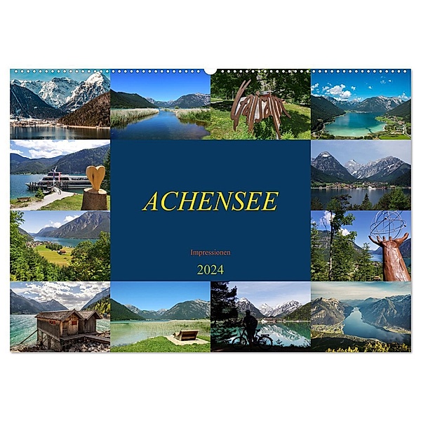 ACHENSEE Impressionen (Wandkalender 2024 DIN A2 quer), CALVENDO Monatskalender, Susan Michel
