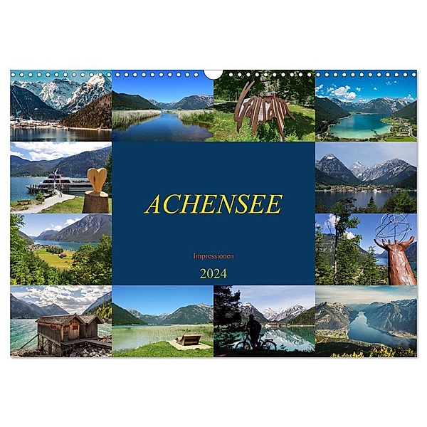 ACHENSEE Impressionen (Wandkalender 2024 DIN A3 quer), CALVENDO Monatskalender, Susan Michel