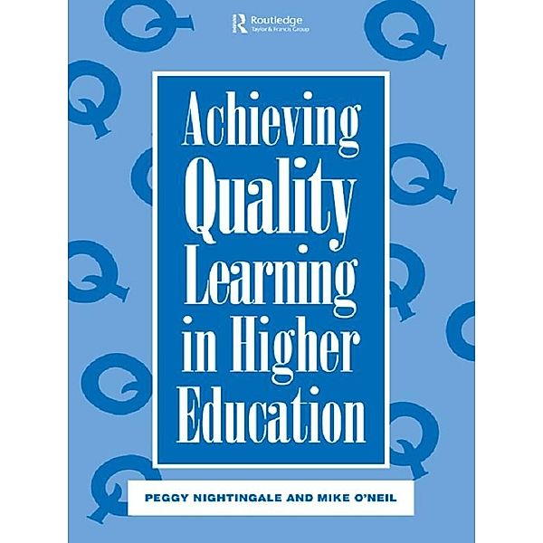 Achieving Quality Learning in Higher Education