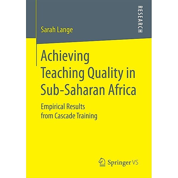 Achieving Teaching Quality in Sub-Saharan Africa, Sarah Lange