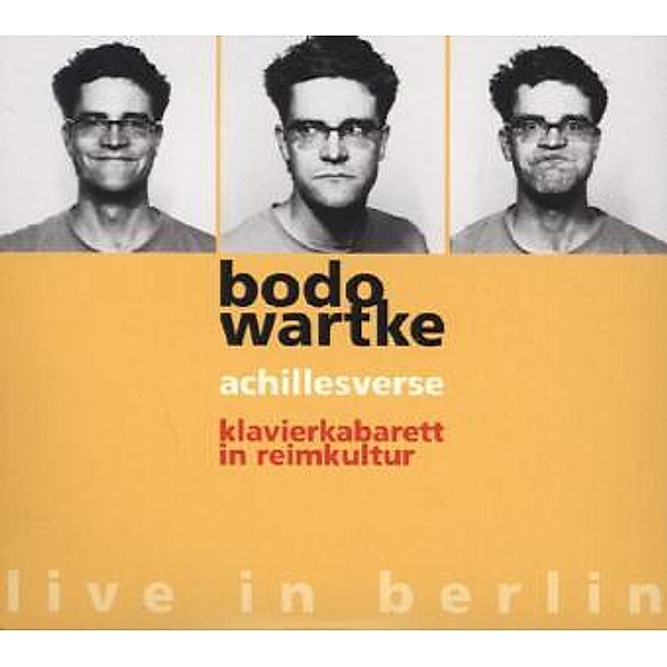 Achillesverse - Live In Berlin, 2 Audio-CDs,2 Audio-CD, Bodo Wartke