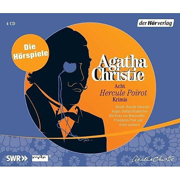 Acht Hercule Poirot Krimis,4 Audio-CDs, Agatha Christie