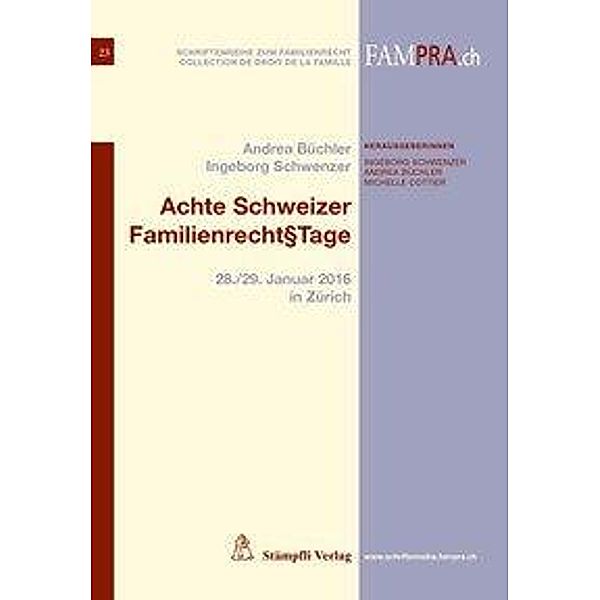 Achte Schweizer Familienrecht§Tage