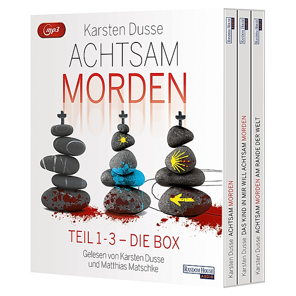 Achtsam morden - Die Box,3 Audio-CD, 3 MP3, Karsten Dusse