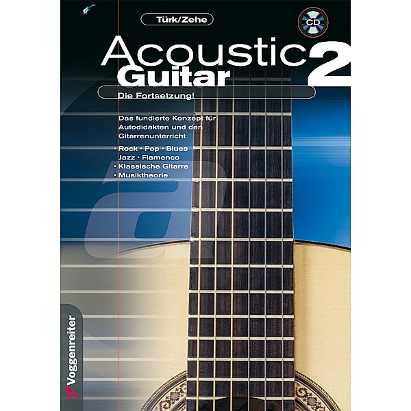 Acoustic Guitar 2, m. 1 Audio-CD.Tl.2, Ulrich Türk, Helmut Zehe