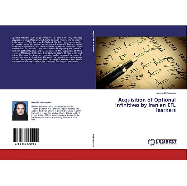 Acquisition of Optional Infinitives by Iranian EFL learners, Hamide Behroueian