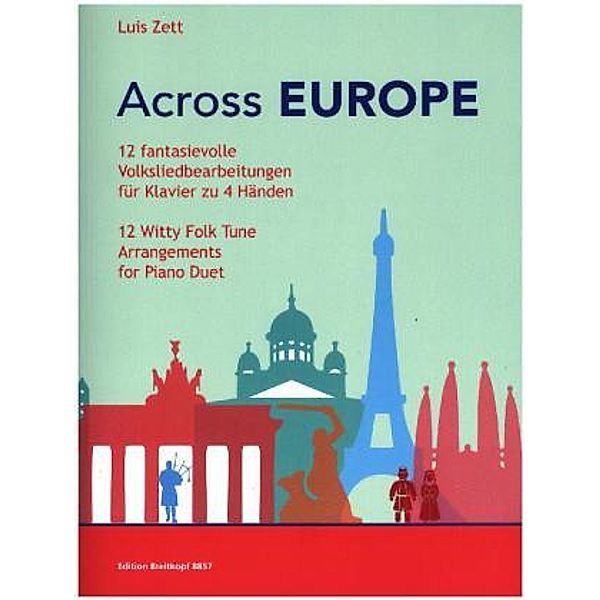 Across Europe, für Klavier zu 4 Händen, Luis Zett
