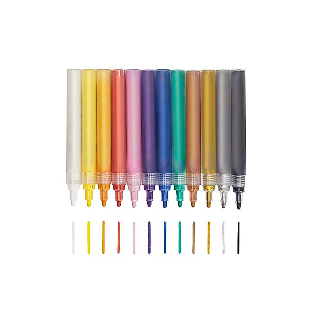 Acryl-Farben Stifte, 12er Set jetzt bei Weltbild.ch bestellen