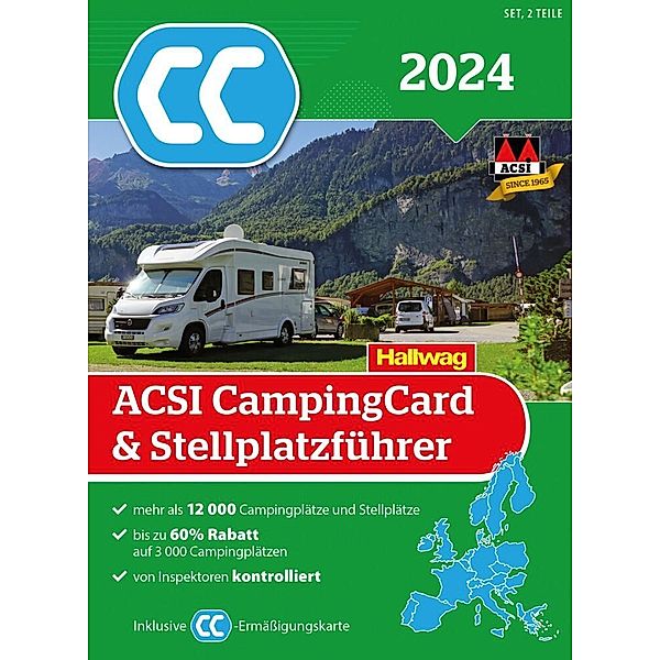 ACSI CampingCard & Stellplatzführer 2024