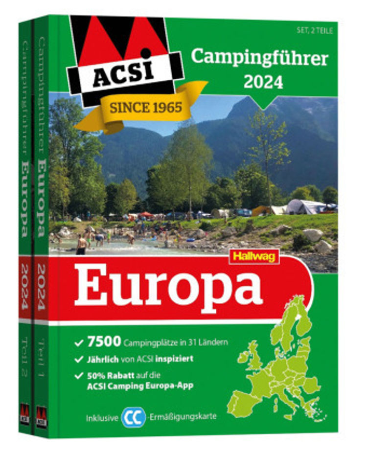 ACSI Campingführer Europa 2024, 2 Teile Buch versandkostenfrei bei Weltbild. de bestellen