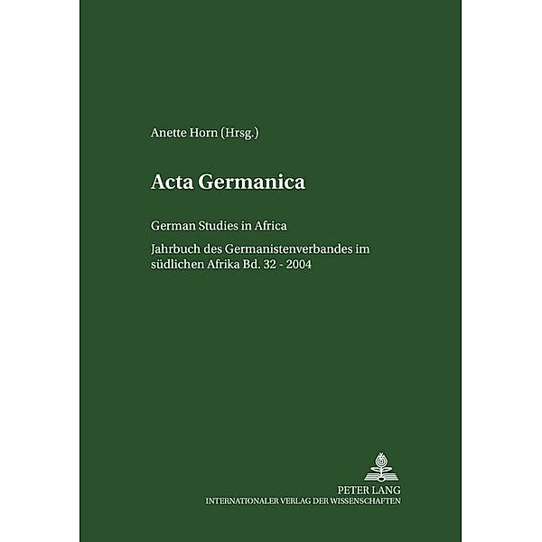 Acta Germanica