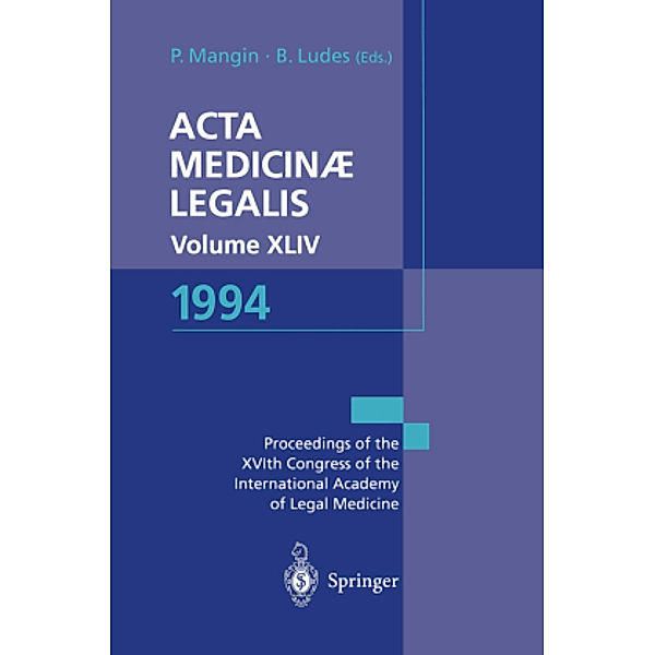 Acta Medicinæ Legalis. Volume XLIV. 1994