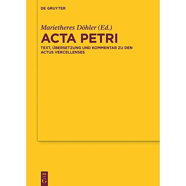 Acta Petri, Anne Huijbers