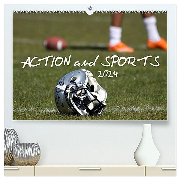 Action and Sports (hochwertiger Premium Wandkalender 2024 DIN A2 quer), Kunstdruck in Hochglanz, Andreas Hebbel-Seeger