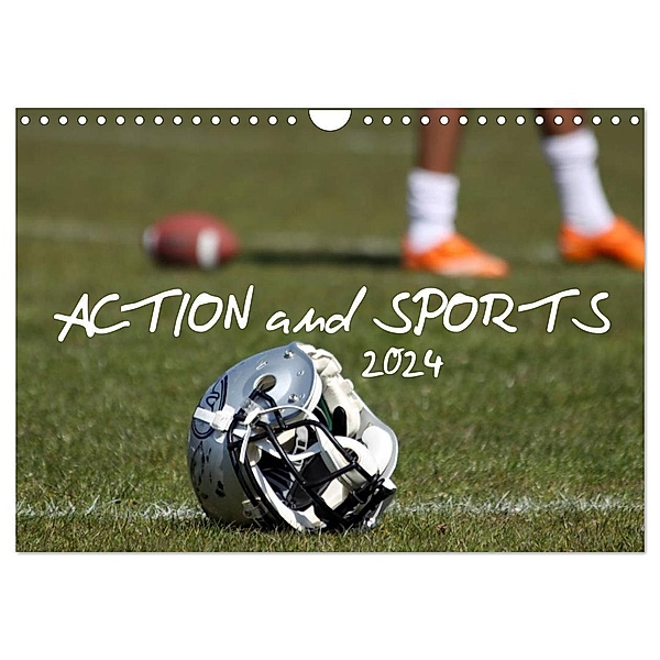 Action and Sports (Wandkalender 2024 DIN A4 quer), CALVENDO Monatskalender, Andreas Hebbel-Seeger