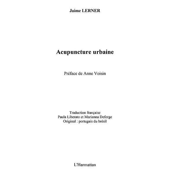 Acupunture urbaine / Hors-collection, Mignot Bruno