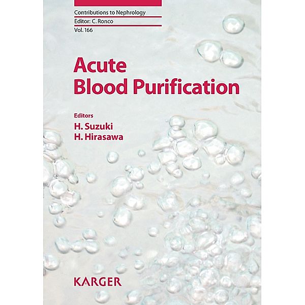 Acute Blood Purification, H. Hirasawa, H. Suzuki