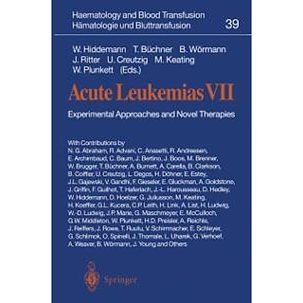 Acute Leukemias VII / Haematology and Blood Transfusion Hämatologie und Bluttransfusion Bd.39
