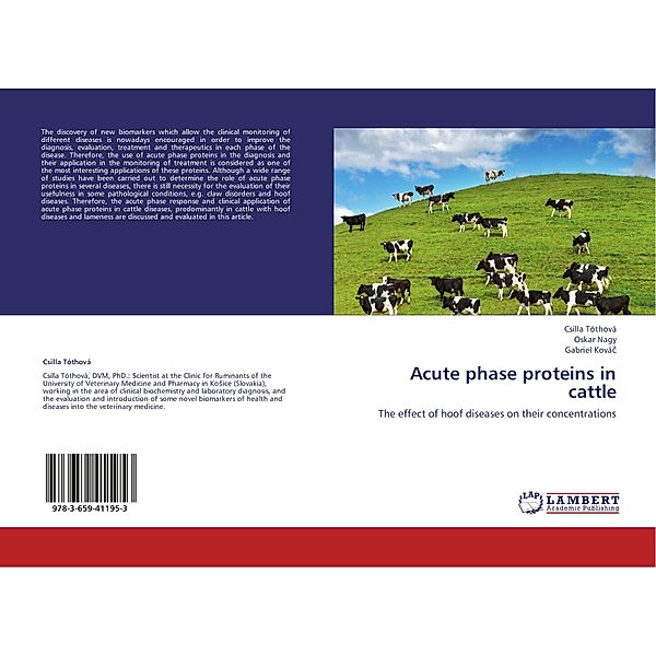 Acute phase proteins in cattle, Csilla Tóthová, Oskar Nagy, Gabriel Kovác