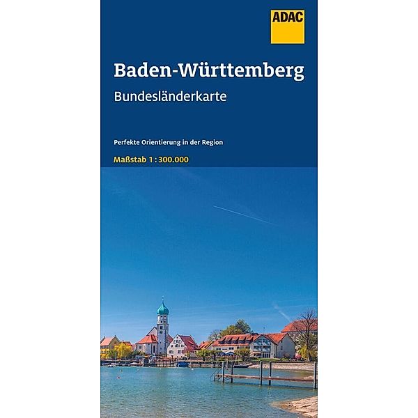 ADAC Bundesländerkarte Deutschland 11 Baden-Württemberg 1:300.000