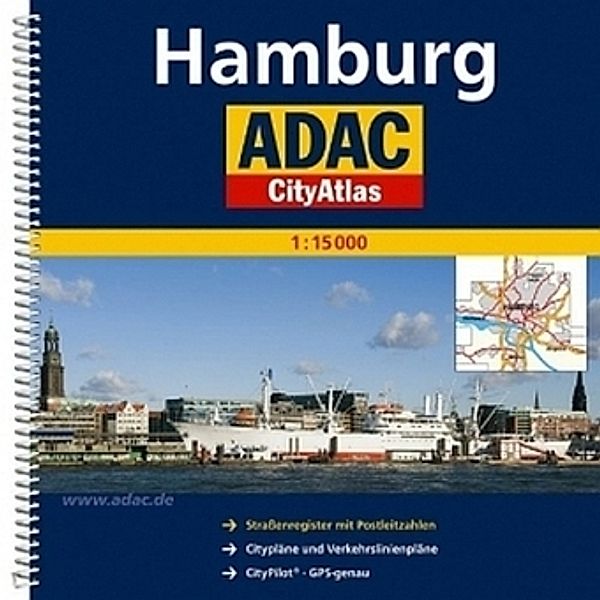 ADAC Cityatlas Hamburg 1:15.000