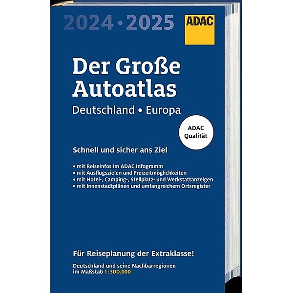 ADAC Der Grosse Autoatlas 2024/2025 Deutschland und seine Nachbarregionen 1:300.000