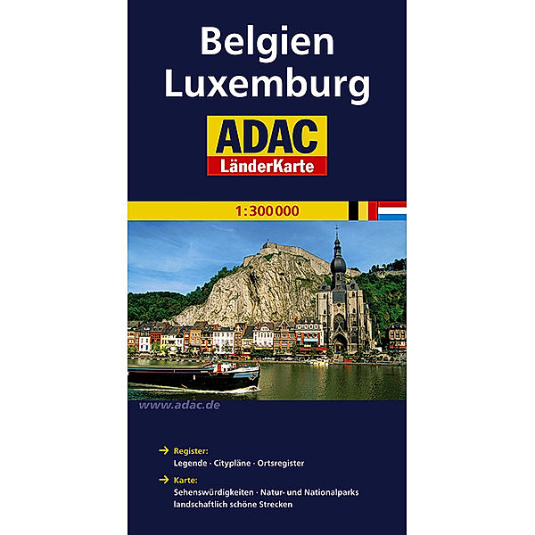 ADAC Karte Belgien, Luxemburg