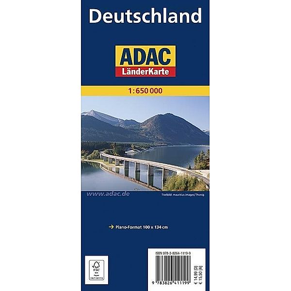 ADAC Karte Deutschland, Planokarte