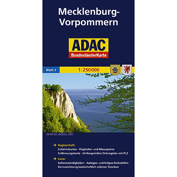 ADAC Karte Mecklenburg-Vorpommern