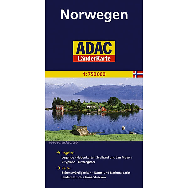 ADAC Karte Norwegen