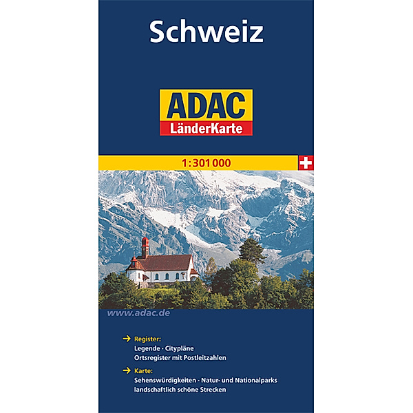 ADAC Karte Schweiz