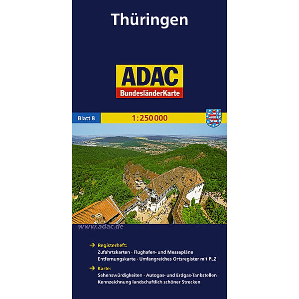 ADAC Karte Thüringen