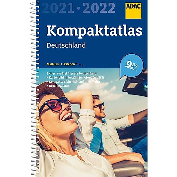 ADAC Kompaktatlas Deutschland 2021/2022 1:250 000