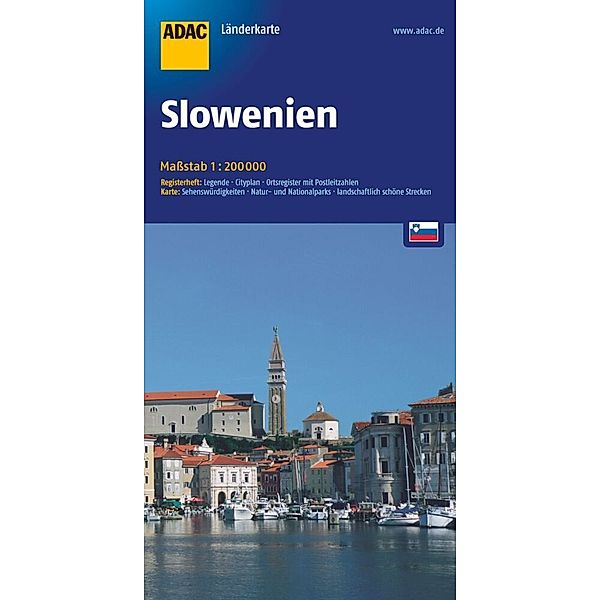 ADAC LänderKarte / ADAC Länderkarte Slowenien 1:200.000