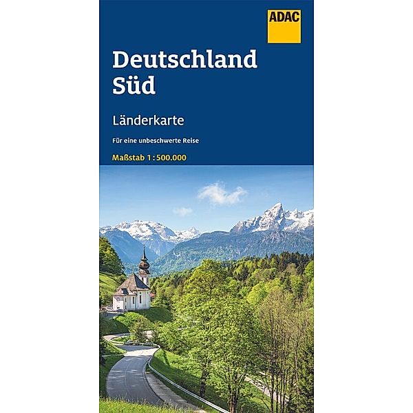 ADAC Länderkarte Deutschland Süd 1:500.000