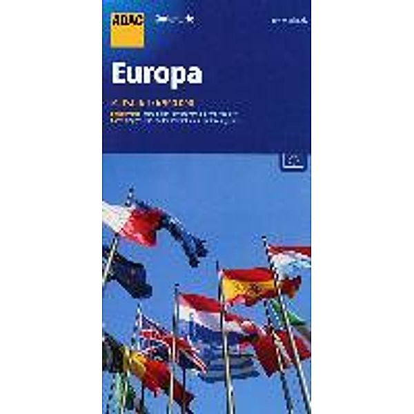 ADAC Länderkarte Europa 1:4,5 Mio.