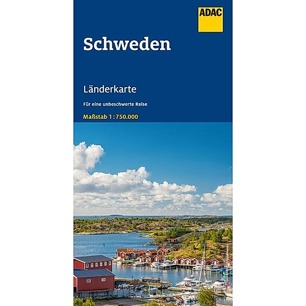 ADAC Länderkarte Schweden 1:750.000