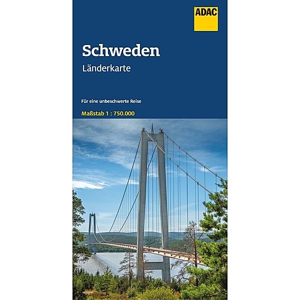 ADAC Länderkarte Schweden 1:750.000