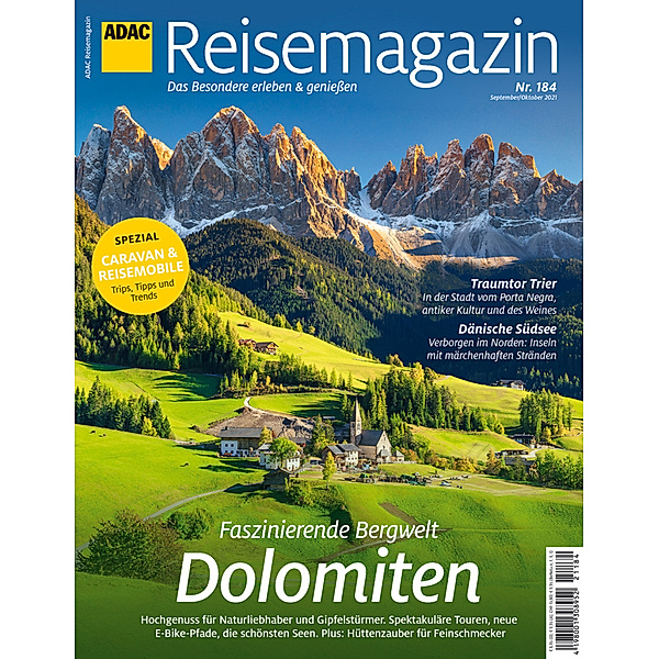 ADAC Motorpresse / ADAC Reisemagazin 08/21 mit Titelthema Dolomiten