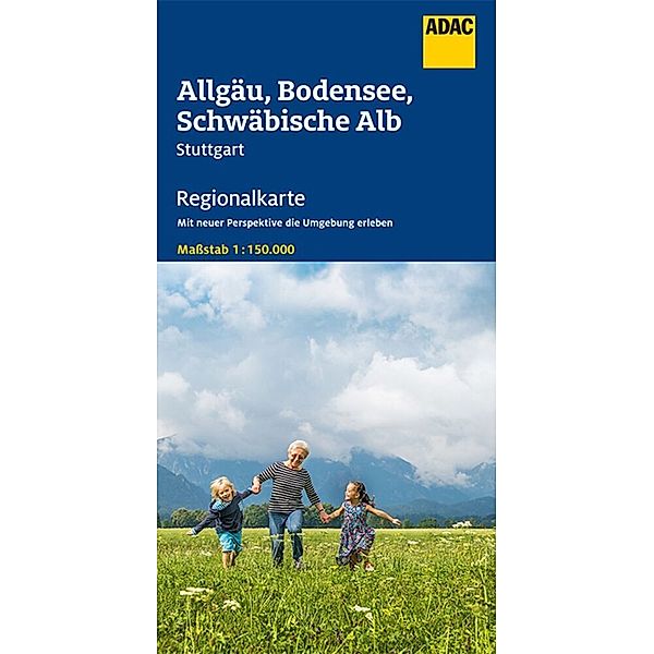 ADAC Regionalkarte / ADAC Regionalkarte Blatt 15 Allgäu, Bodensee, Schwäbische Alb 1:150 000