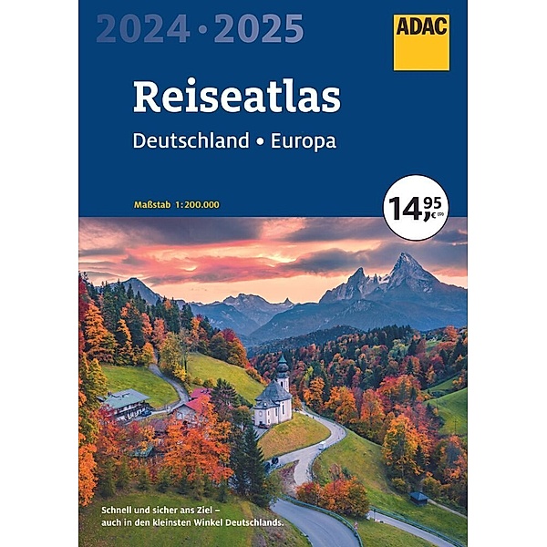 ADAC Reiseatlas 2024/2025 Deutschland 1:200.000, Europa 1:4,5 Mio.