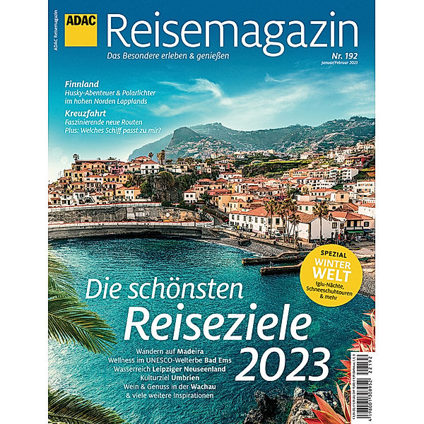 ADAC Reisemagazin Die schönsten Reiseziele 2023