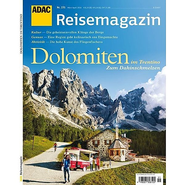 ADAC Reisemagazin Dolomiten im Trentino