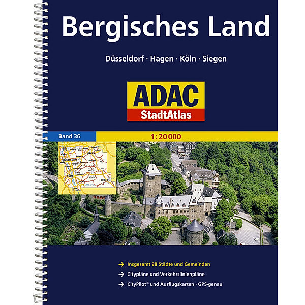 ADAC StadtAtlas Bergisches Land