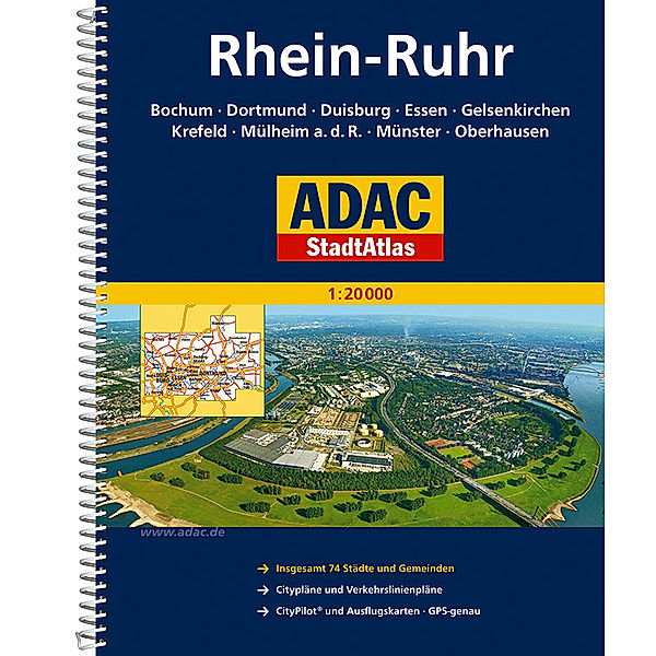 ADAC Stadtatlas Rhein-Ruhr 1:20.000