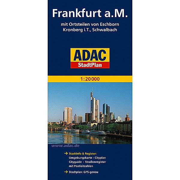 ADAC StadtPlan / ADAC Stadtplan Frankfurt am Main 1:20.000