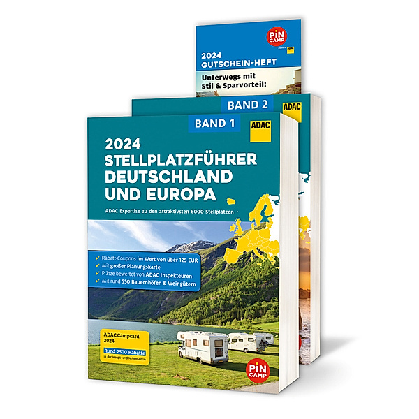 ADAC Stellplatzführer 2024 Deutschland und Europa